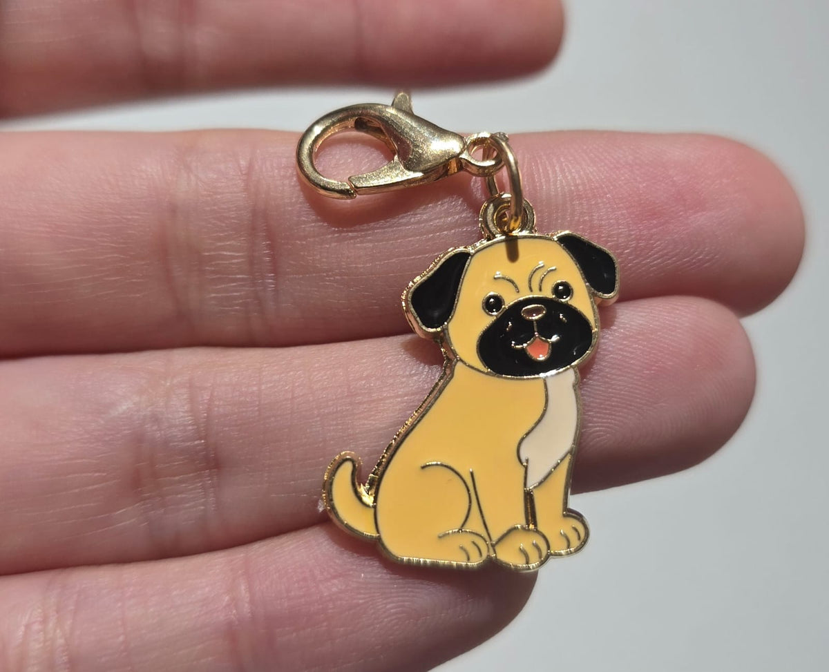 Dije Metálico para Collar de Mascota - Diseños de Razas