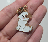 Dije Metálico para Collar de Mascota - Diseños de Razas