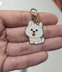 Dije Metálico para Collar de Mascota - Diseños de Razas