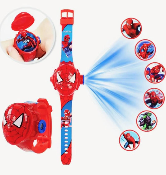 Reloj Proyector de Spider-Man para Niños - Proyecta 24 Imágenes