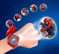 Reloj Proyector de Spider-Man para Niños - Proyecta 24 Imágenes
