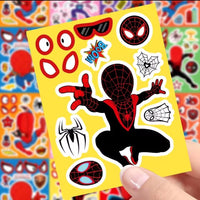 Stickers para Armar Caritas - Pack de Láminas Adhesivas