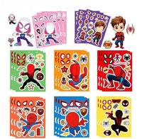 Stickers para Armar Caritas - Pack de Láminas Adhesivas